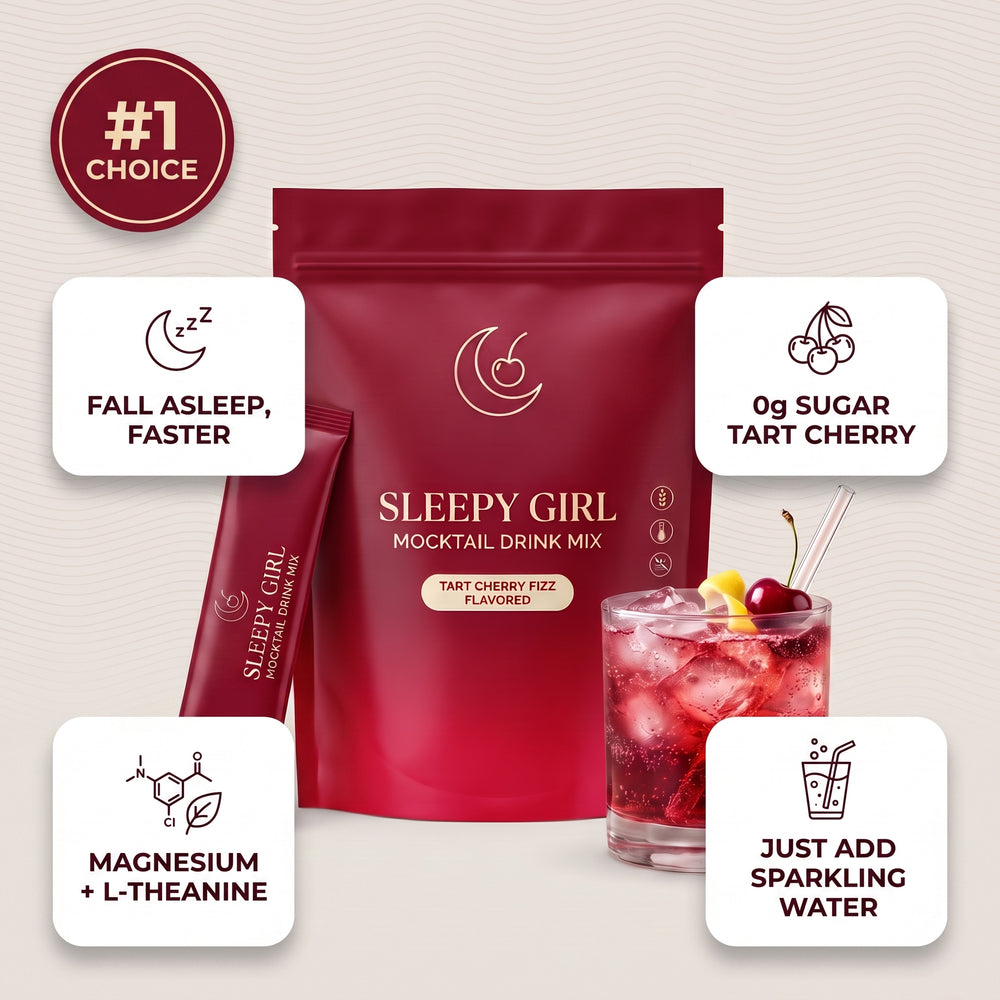 Sleepy Time Mocktail — Tart Cherry Fizz — image 3