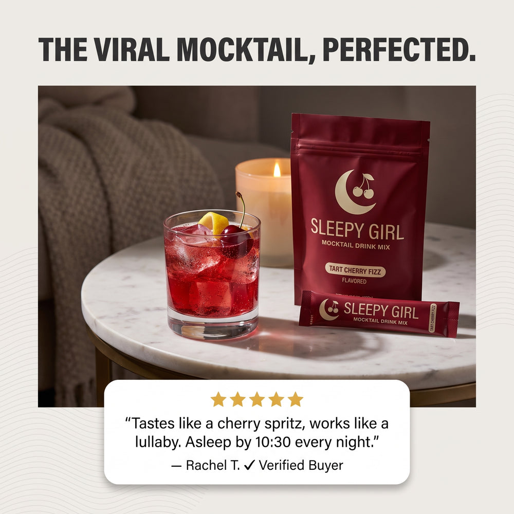 Sleepy Time Mocktail — Tart Cherry Fizz — image 10
