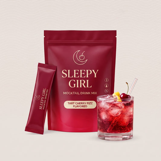 Sleepy Girl Mocktail tart cherry fizz pouch