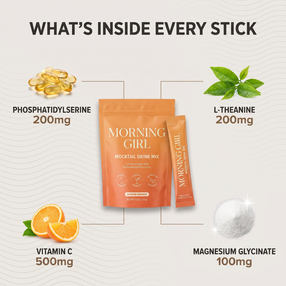 Morning Girl Mocktail — Citrus Sunrise Fizz — image 3