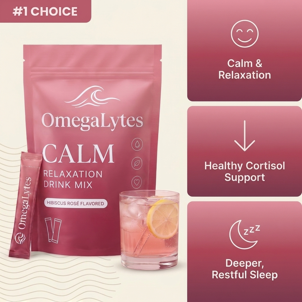 OmegaLytes Calm Hibiscus Rosé — image 1