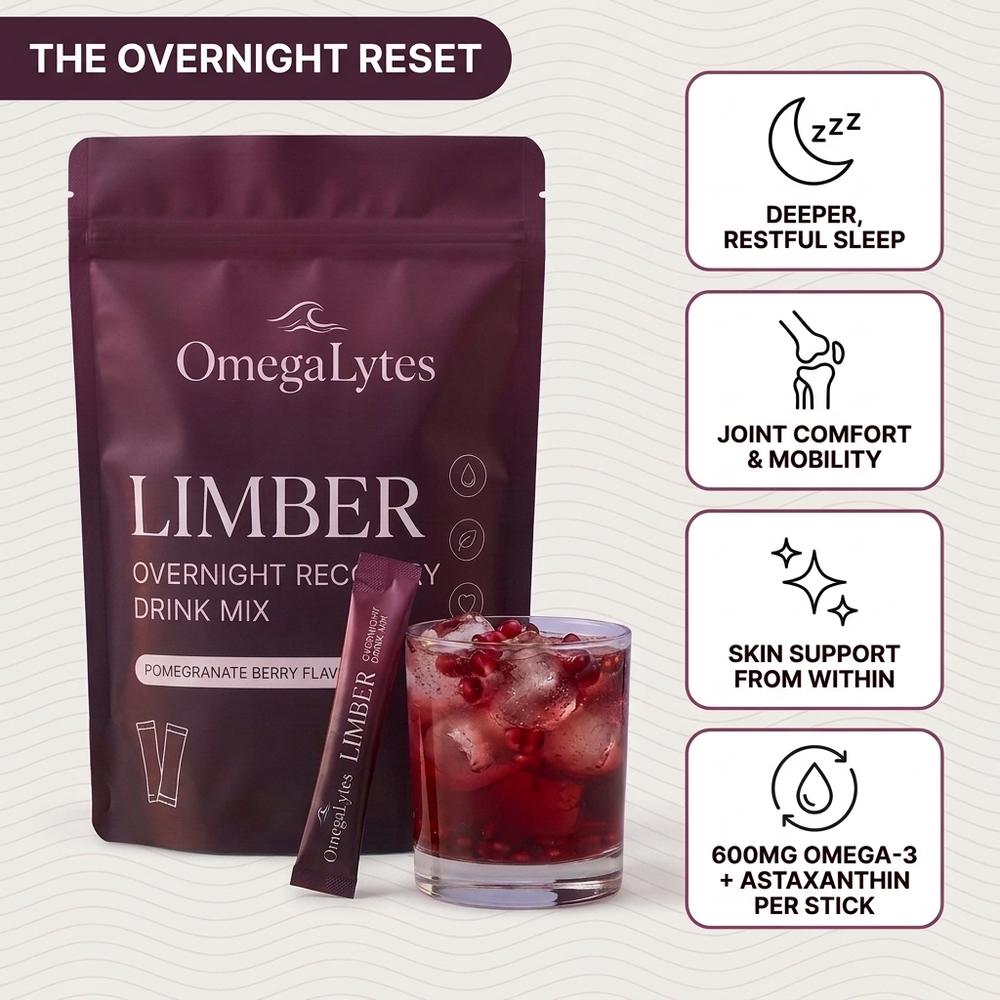 OmegaLytes Limber — Overnight Recovery Drink Mix — image 1