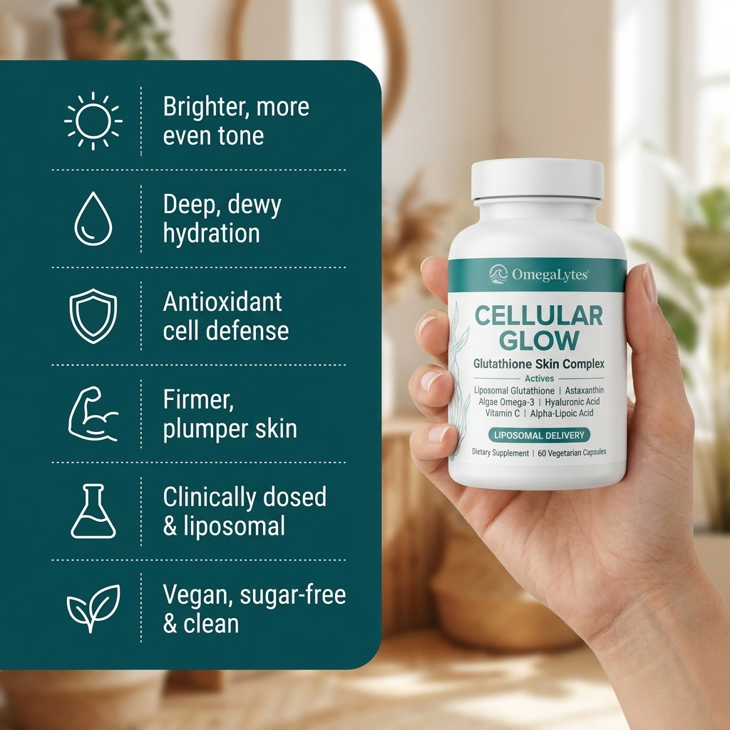 OmegaLytes Cellular Glow benefits lifestyle