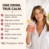One drink, true calm — six benefits of OmegaLytes Calm