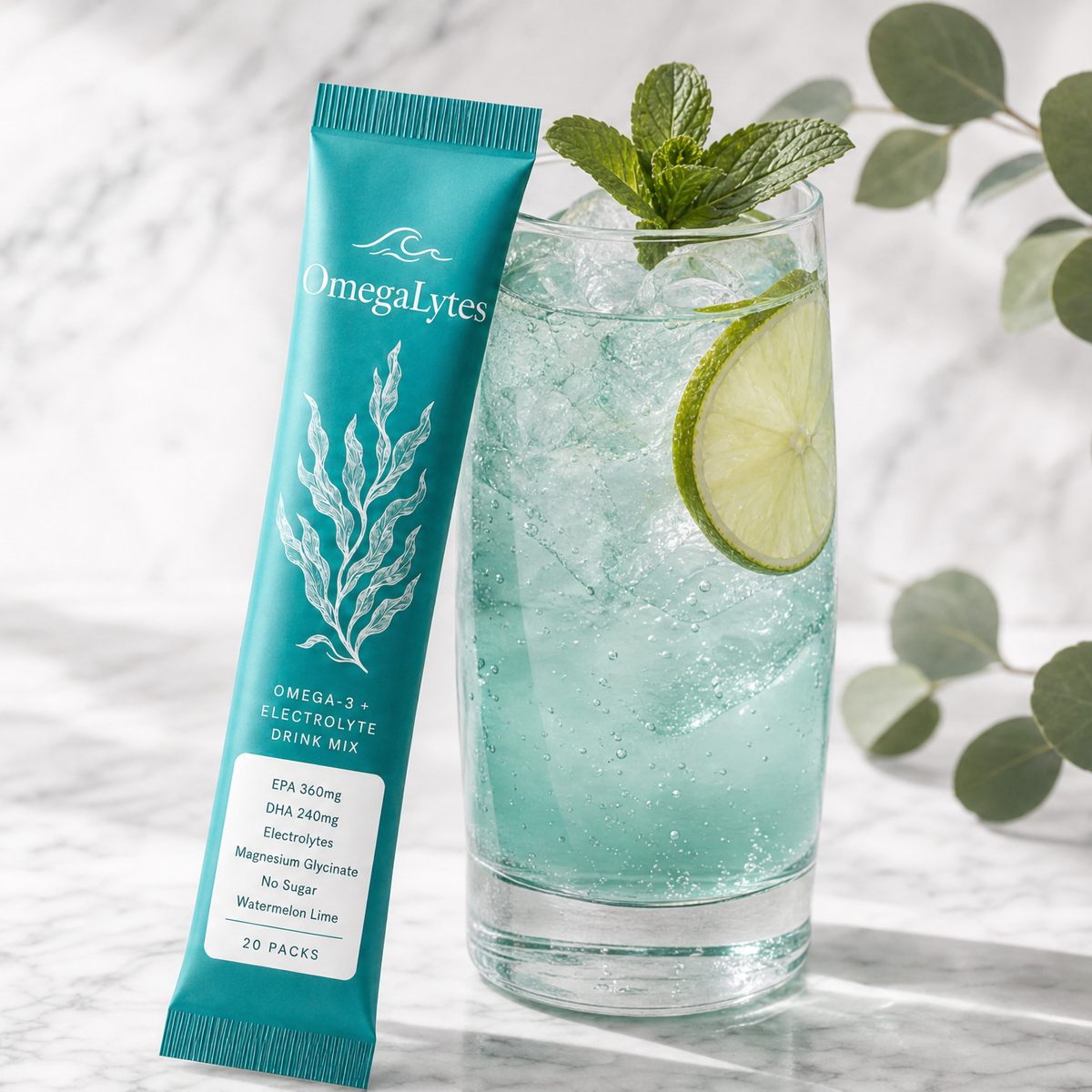OmegaLytes — Omega-3 + Electrolyte Drink Mix