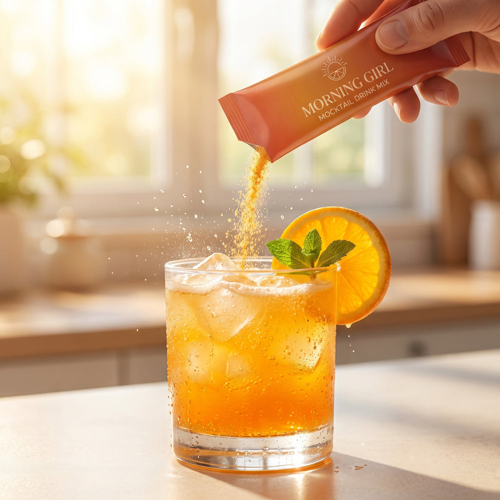 Morning Girl Mocktail — Citrus Sunrise Fizz — image 4