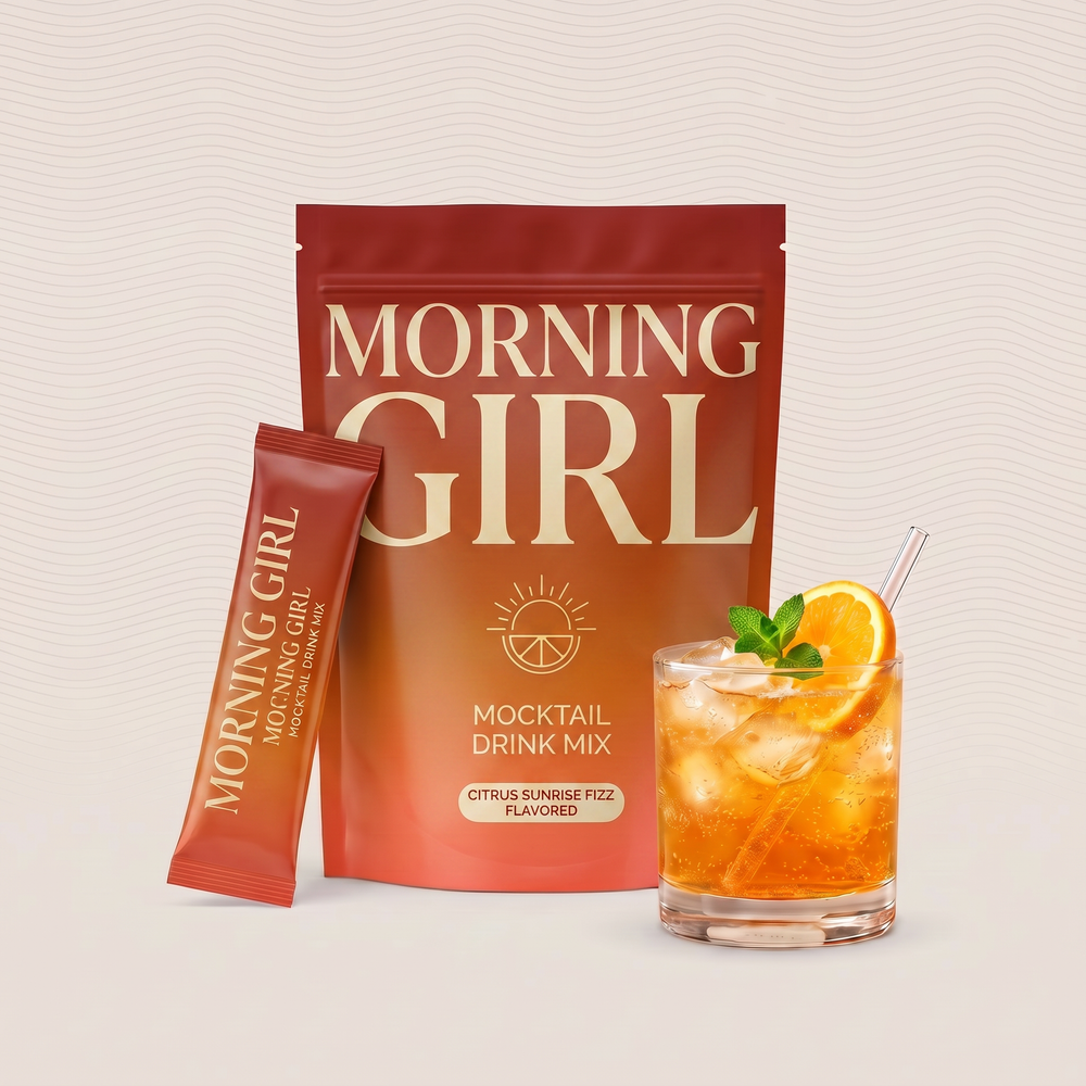 Morning Girl Mocktail — Citrus Sunrise Fizz — image 1