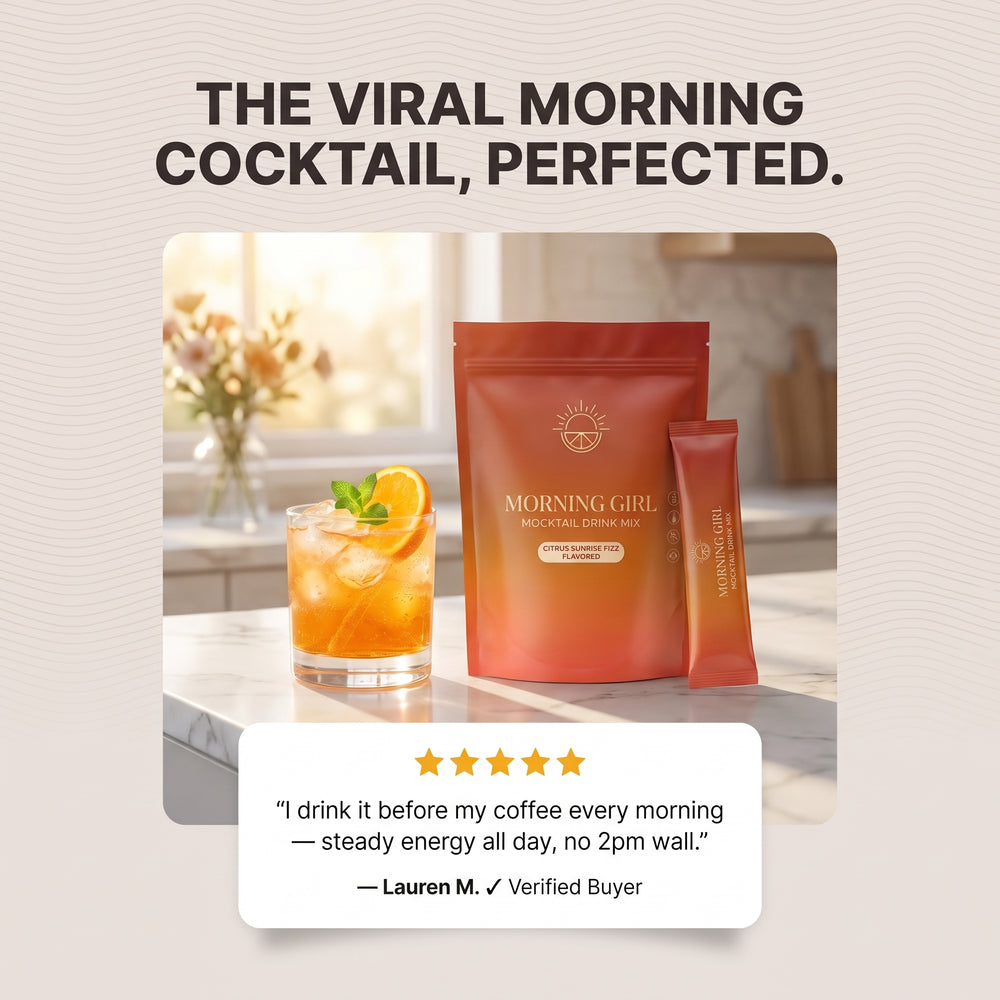 Morning Girl Mocktail — Citrus Sunrise Fizz — image 9