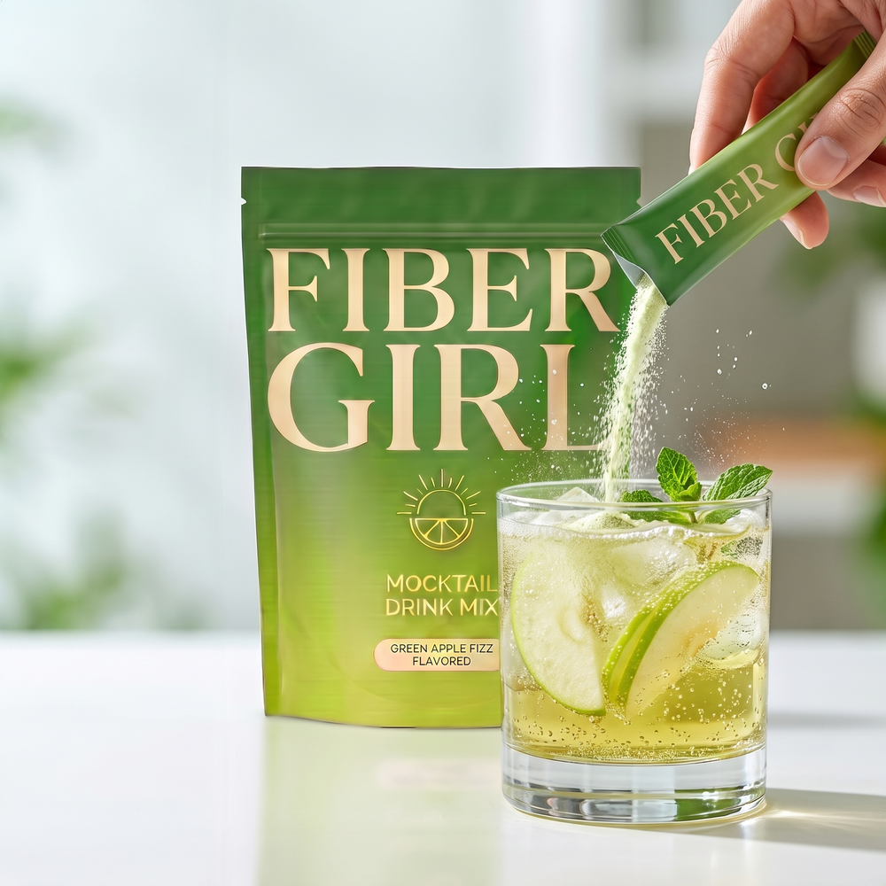 Fiber Girl Mocktail — Green Apple Fizz — image 4